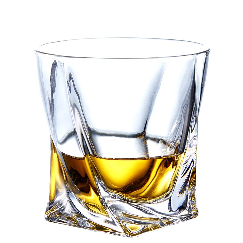 Varmebestandig blyfri gennemsigtig vinglas øl steins whisky brandy vodka kop multi mønster drinkware bar