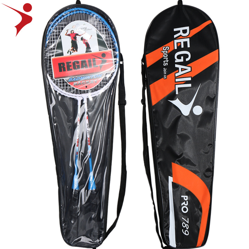 Badminton Racket Set Voor Achtertuinen Indoor Outdoor Sport Voor Volwassen Kinderen Familie Yard Games: Blue