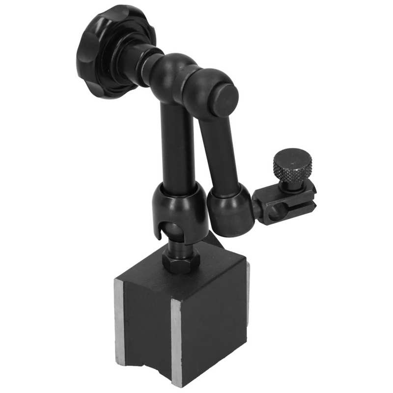 Universal Magnetic Base Dial Indicator Gauge Magnetic Base With Small Black Clamping Convenient To Use for Industrial Precision