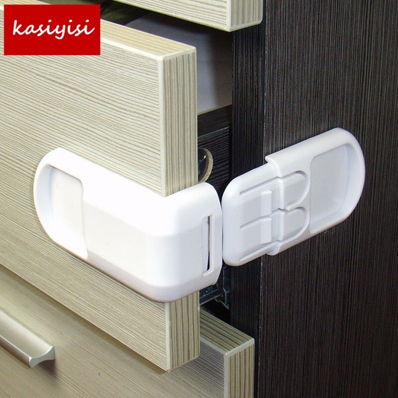 10 teil/los! Neue Baby Sicherheit Schrank Lock Sicherheit Multi Funktion Kunststoff Lock Toliet Lock Kinder Türschloss