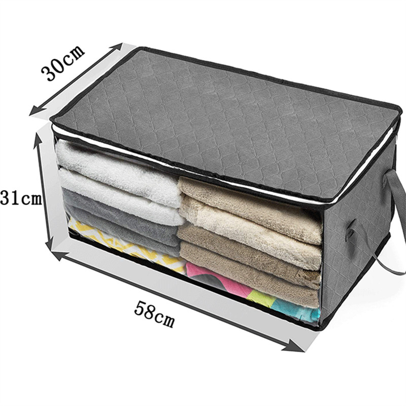 non-woven storage box, quilt, foldable storage bag, closet, clothing, blanket, storage box, dust-proof and moisture-proof