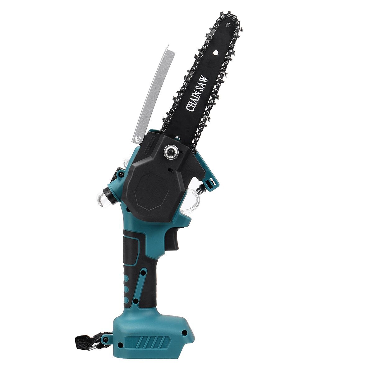 Drillpro 1500W 6 inch Brushless Electric Chain Saw Rechargeable mini Chainsaw Woodworking Logging Pruning for Makita 18V Battery