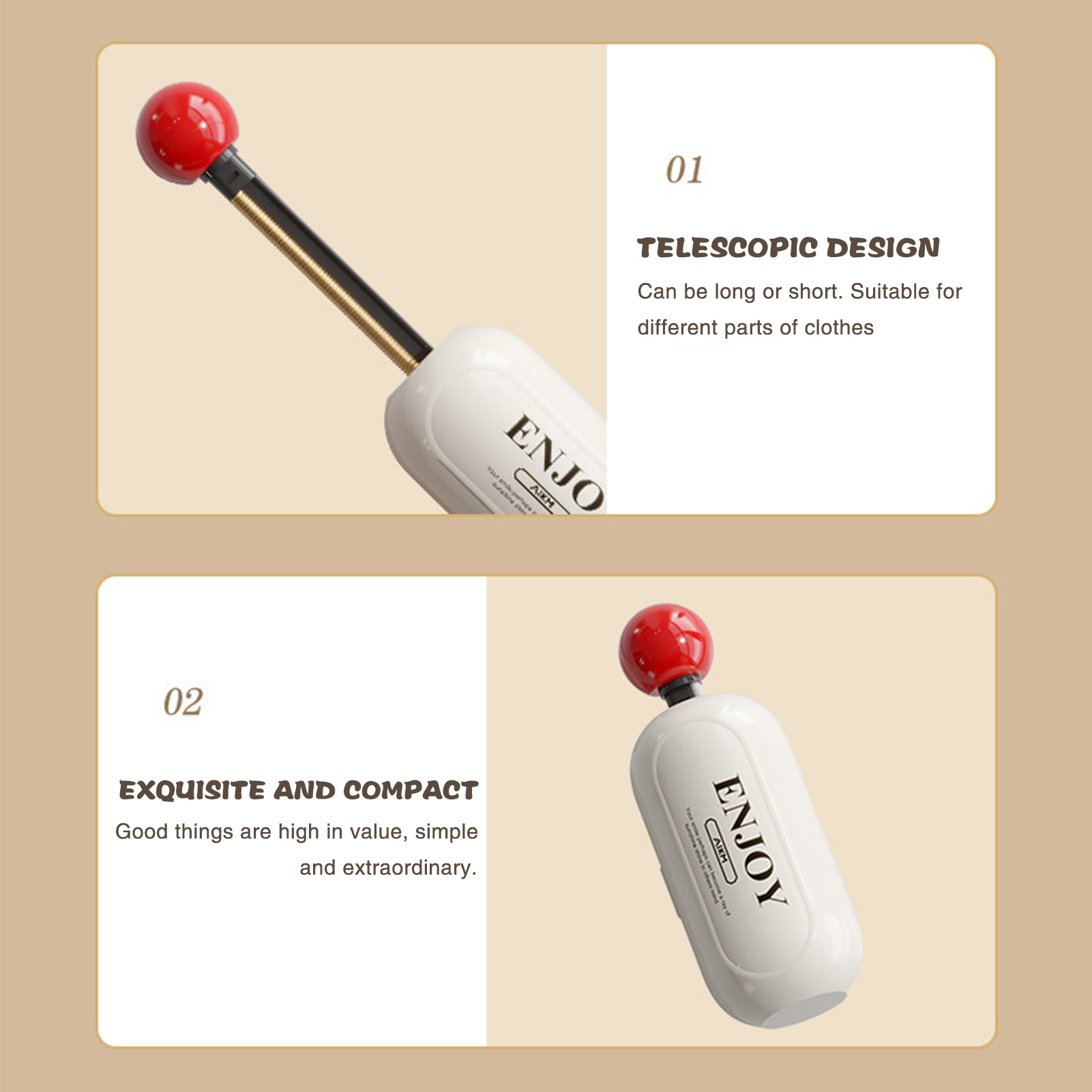 2-in-1 Portable Duster Washable Dust Scraper With Cover For Clothes Floating Fur Pet Hair Multi Functional Hair Removal Roller