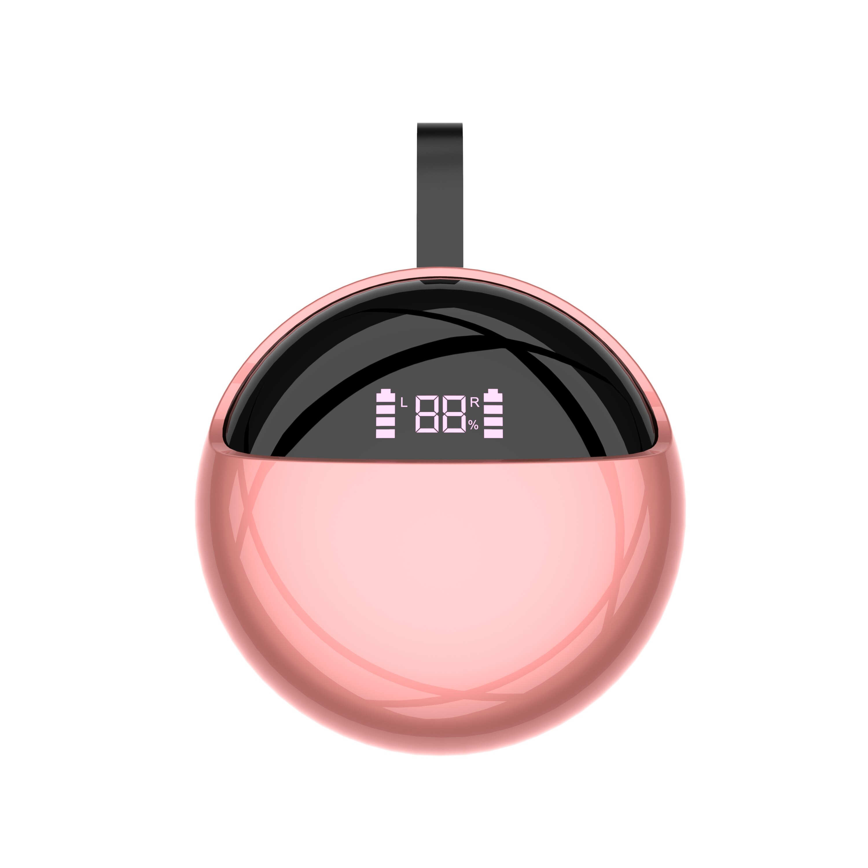 Brightside bluetooth 5.0 langattomat kuulokkeet basso ääni kuulokkeet kuulokkeet matkapuhelimeen mini sport kuulokkeet tws kuulokkeet: Eo -03 ruusukultainen