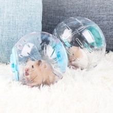 Boule en plastique de 10/12 cm pour l'extérieur, petit animal de compagnie, souris, rongeur, Jogging, jouet amusant, Hamster, Rat