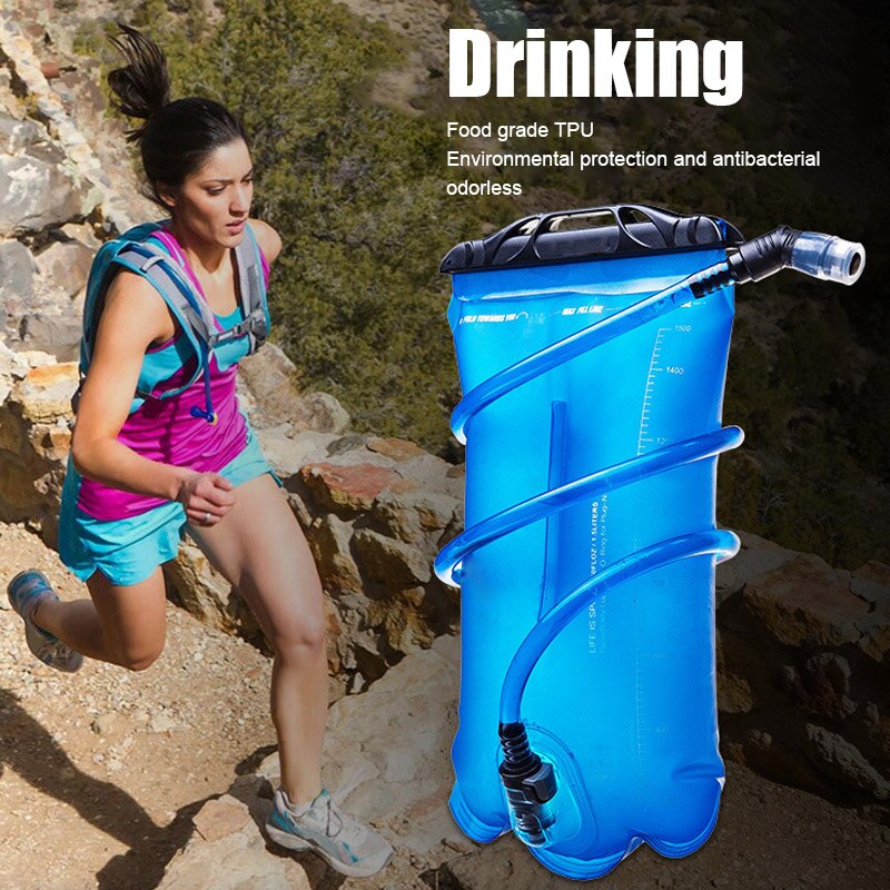 High Soft Water Bag Hydration Pack Drinking Running Cycling Camping Bladder for Backpack UEJ