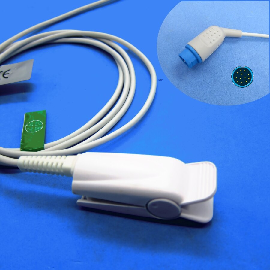 Lange Kabel Awt Volwassen Vinger Clip Spo2 Sensor Voor Mindray PM5000 PM6000 Patiënt Monitor: Adult NK Finger Clip