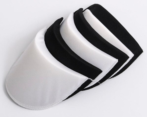 4 paar/partij 14.5 x 9cm dikte :1cm kledingaccessoires zwart-wit overhemd spons schoudervullingen jurk