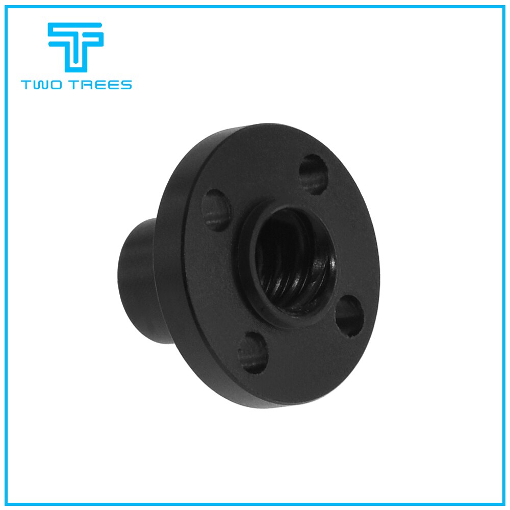 3D Printer Parts Black Nylon Z Axis Trapezoid Motor Screw Nuts T8 Nut Trapezoidal Screw Nut POM Nut Lead 8mm for T8 Lead Screw