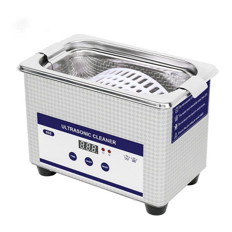 Ultrasonic Cleaner Stainless Steel Washing Bath Machine Glasses Jewelry Watch Denture Mini Ultrasound Wave Cleaning Tank