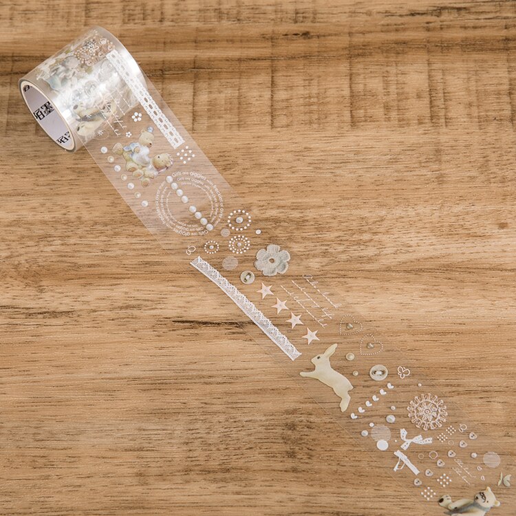 1 pz/1 lotto nastri adesivi decorativi movimento secolo Scrapbooking carta fai da te adesivi giapponesi 3m: chunbaijiaoxiangqu