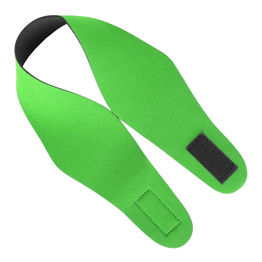 Bandeau de Protection des oreilles en néoprène, bandeau pour la natation, le surf, le ski nautique, le canoë et le kayak: Green / 54x8cm