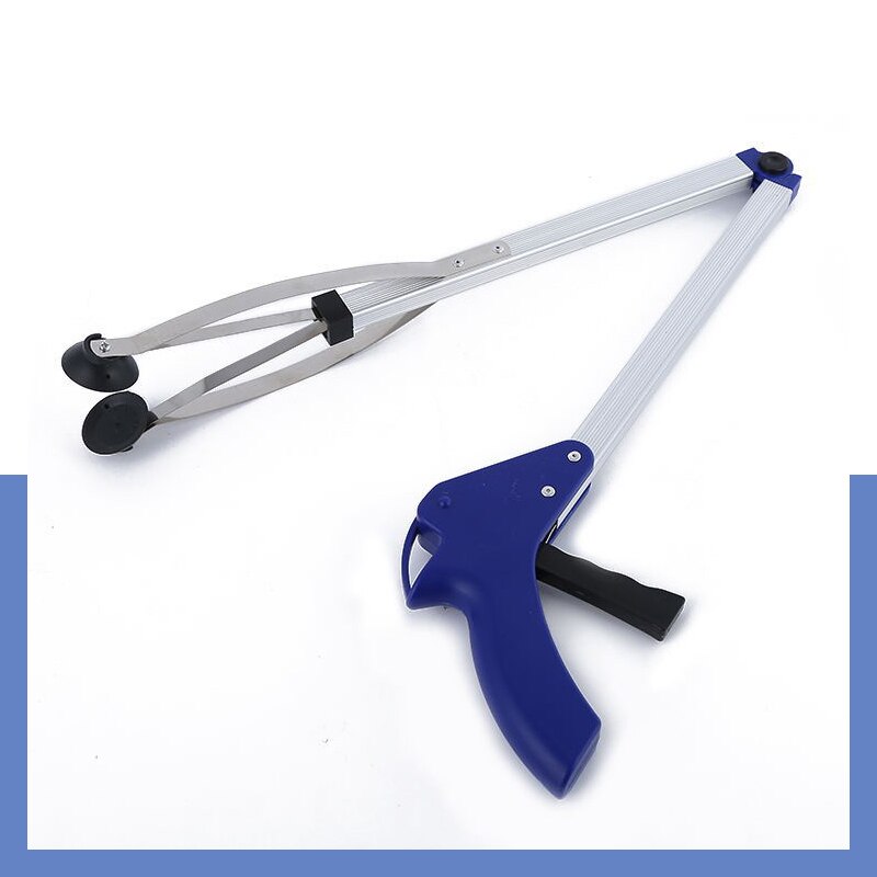 Foldable Aluminum Garbage Pick Up Tool Grabber Reacher Stick Reaching Grab Extend Reach Folding Grabber Pick Up Reacher Extend