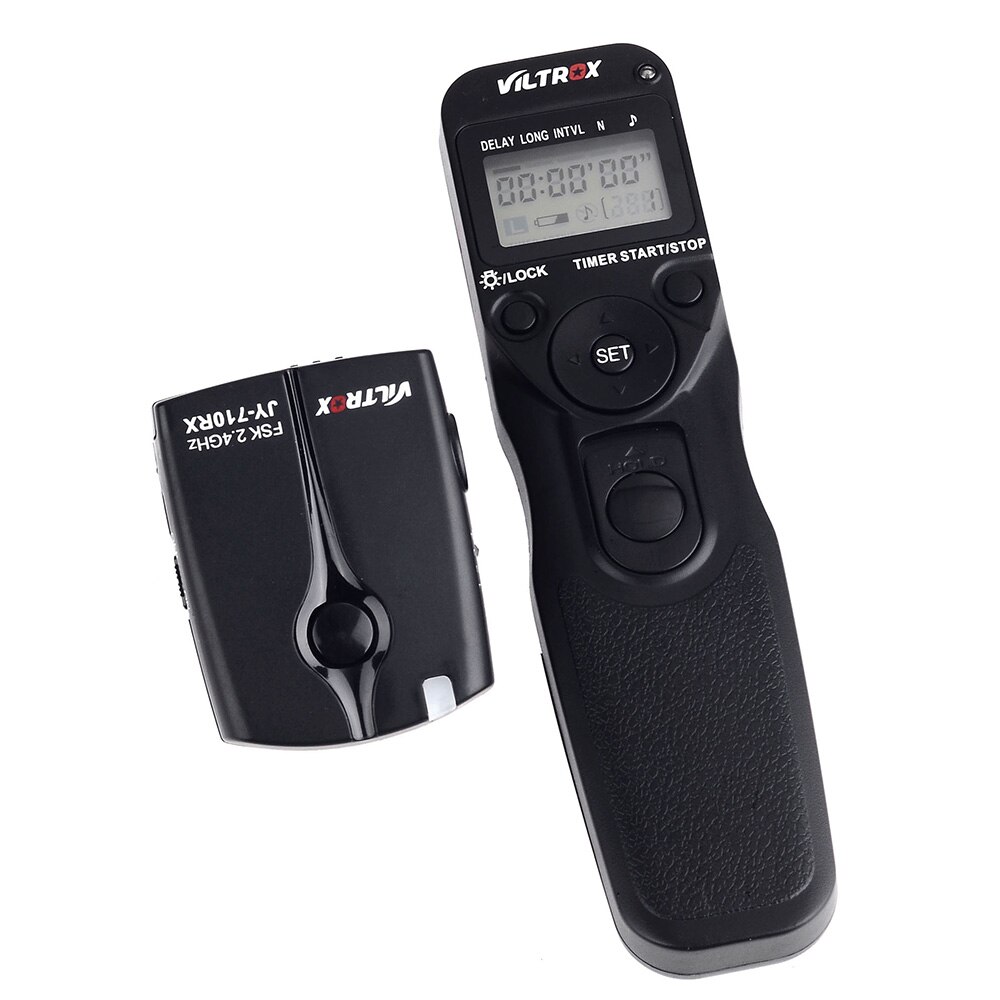 VILTROX 2.4GHZ FSK Wireless Remote Shutter Controller Set Time Lapse N3 Cable for Nikon D90 D600 D3100 D3200 D5000 D5100 D7000