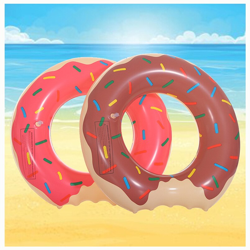 Anillo inflable de donut para nadar para adultos, anillo para nadar de niños, boya salvavidas para piscina