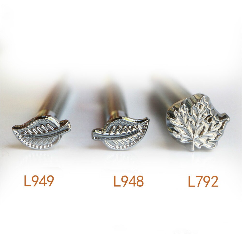 High Metal Leather Embossing Stamps Tool Leathercraft Working Tools Engraver Stamping Tooling Craft Set of Leaves