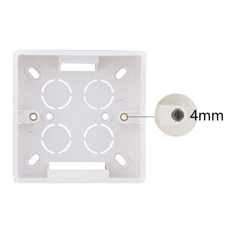Avoir External Junction Box Switch Socket Wall Surface Box Installation Box White Box Junction Box EU UK 81mm * 81mm * 31mm