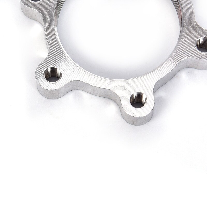 1pc Aluminium Legierung Bremsscheiben Fahrrad Fahrrad Freilauf Gewinde Naben Disk Bremsscheibe 6 Bolzen Flansch Adapter Fahrrad teile