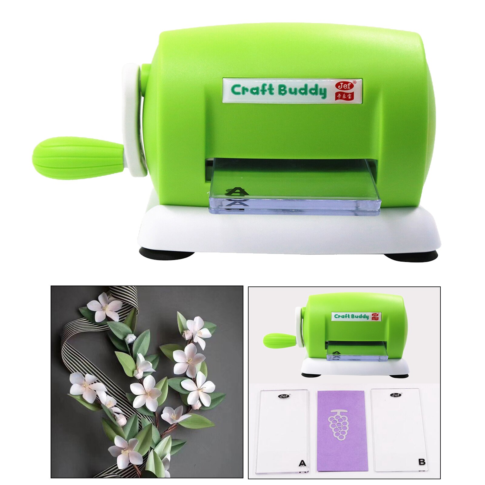 Portable Die Cutting and Embossing Machine Scrapbooking Tool for Paper Cutting
