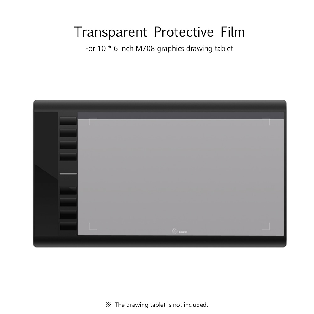 3Pcs Transparent Protective Film Surface Protector for 10 * 6 Inch UGEE M708 Graphics Drawing Tablet Board