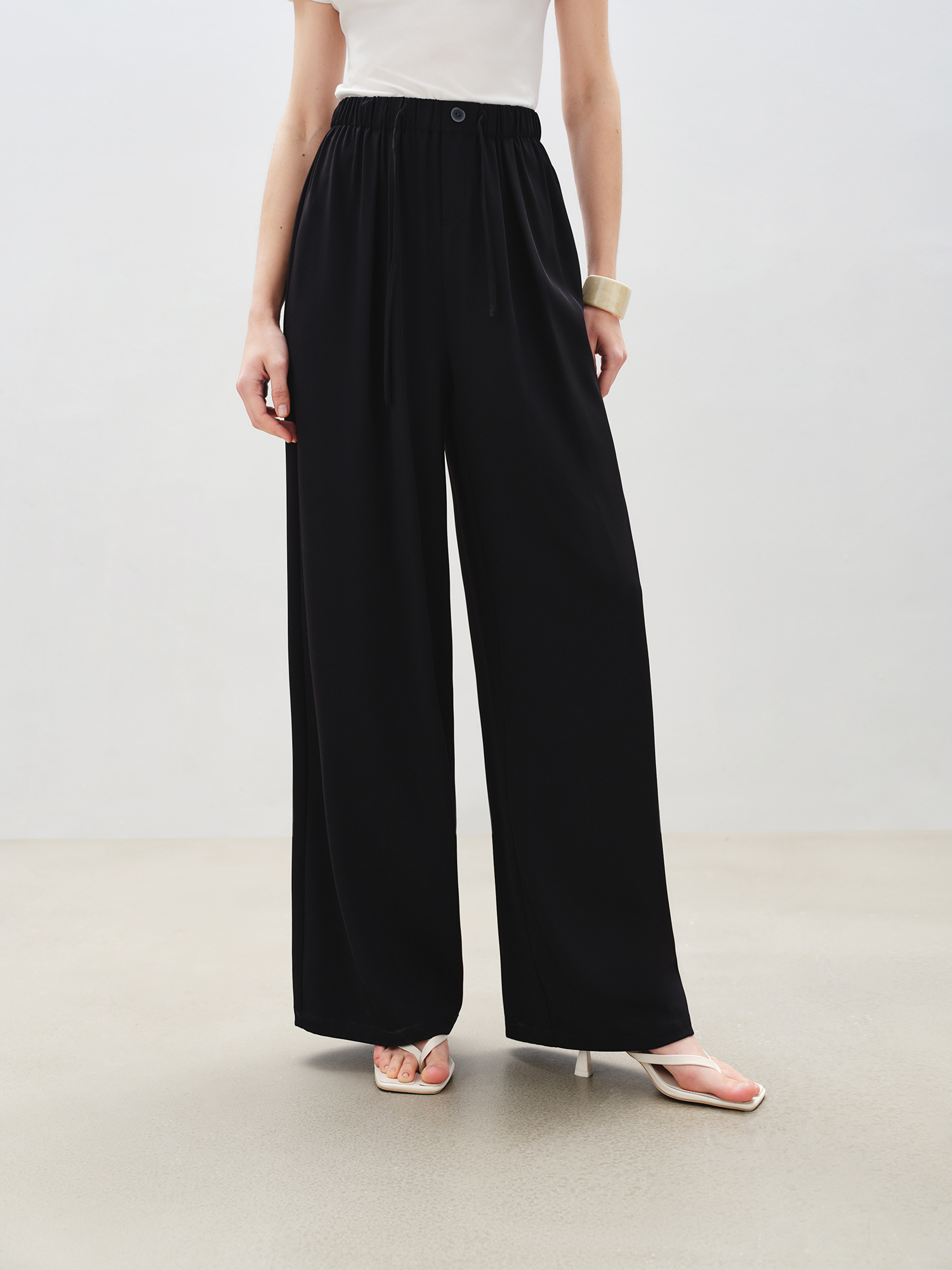 ZIQIAO UV-Schutz Kühlhose SS25 zierlich Schlauch mit weitem Bein Schnelltrocknende, luftige Strandhose Sommer Erholungsort Outfit Y2K Ästhetik