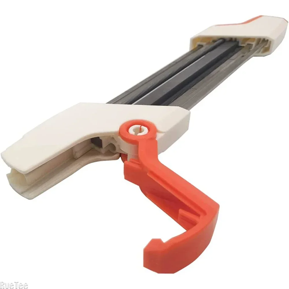 2 IN 1 Chainsaw Chain Sharpener Chain File Sharpener 4.8mm Rubbing Wood Teeth Manual Chain Grinding File Sharpener Tool