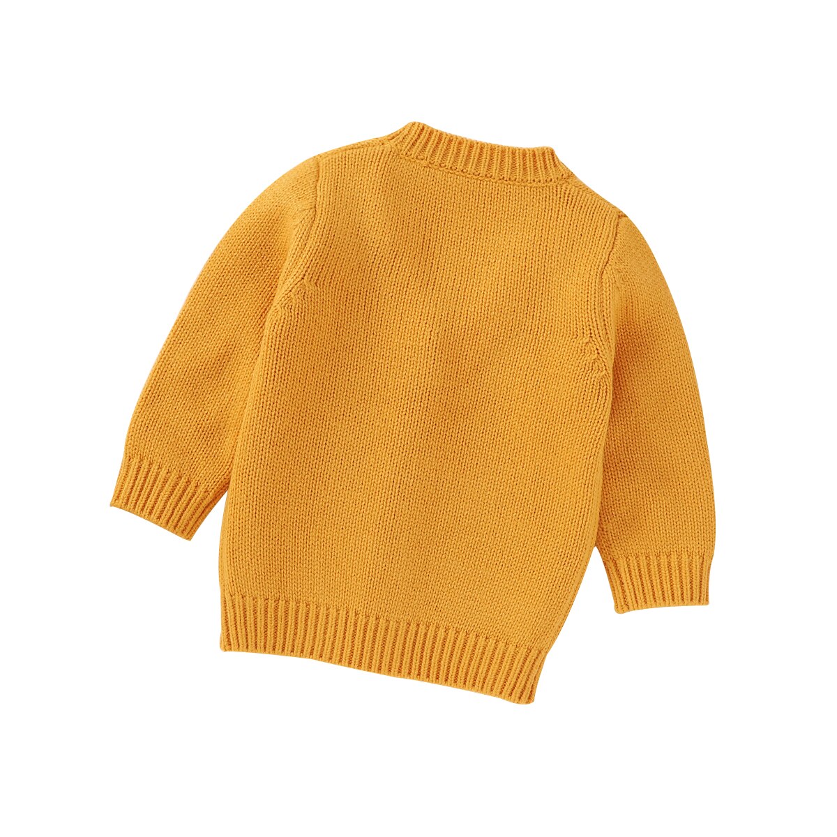 Flicka tröjor koftor höst långärmade spädbarn barn bebe stickade kappor vinter ytterkläder småbarn stickade jackor button up