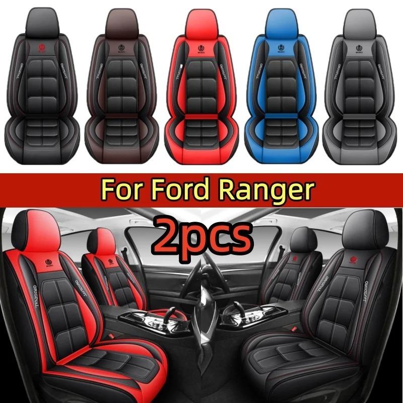 2 stuks autostoelkussen volledig omringd vier seizoenen universele voertuighoes stoelhoes slijtvast vlekbestendig ademend