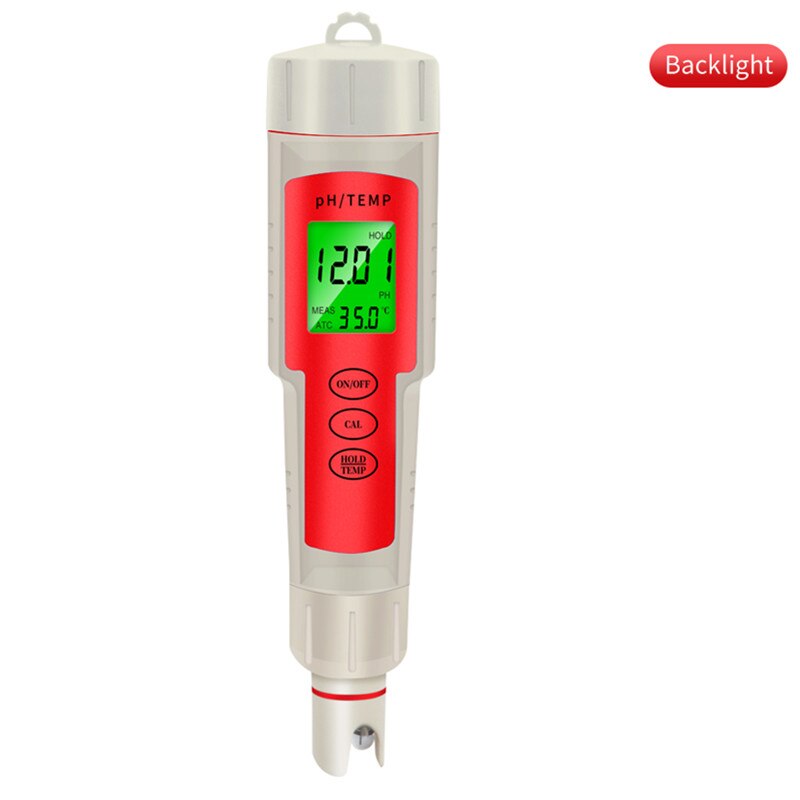 pH-902 PH &amp; Temperature Meter PH Meter Digital Water Monitor Tester For Pools Drinking Water Aquariums 0-14 50% Off: With backlight