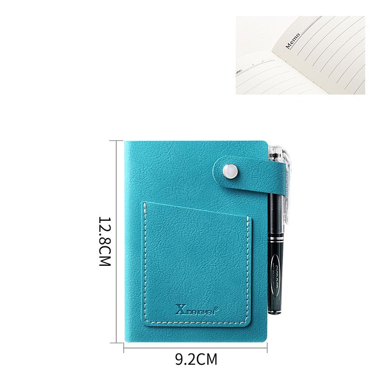Portable Mini Pocket Notebook A7 Blank Hand Drawing Student Stationery Portable Diary Journal Notebooks Writing Pads: Blue
