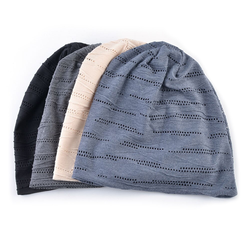 Ademend Mutsen Gebreide Mesh Hoed Lente Zomer Dunne Skullies Beaneis Vrouwen Mannen Outdoor Casual Effen Kleur Bonnet Caps Gorras