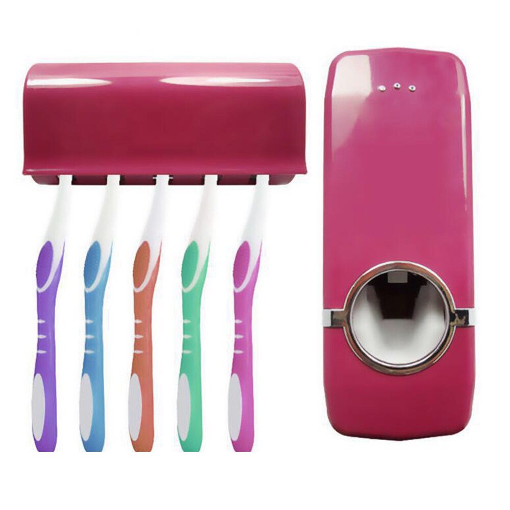 Distributeur Automatique de Dentifrice + Porte-Brosses Mural – Hygiénique & Pratique - The Good Place Maroc