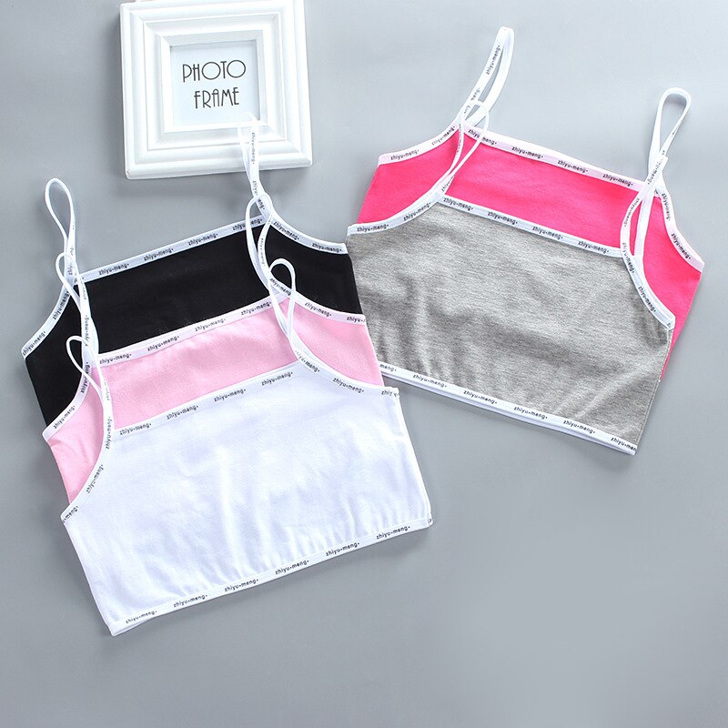 Letter Sport Underwear Girls Intimates Comfortable Skin-friendly Bra Sling Tube Top Woman Wrapped Chest Tube Tops