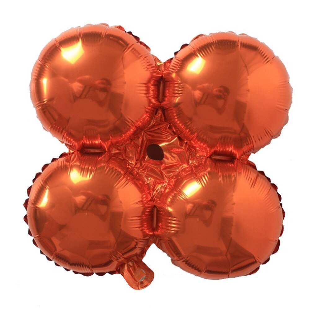 50 Stuks Halloween Decoraties Zwart Orange Vijfpuntige Ster Aluminiumfolie Ballon Hartvormige Aluminiumfolie Drijvende: 6