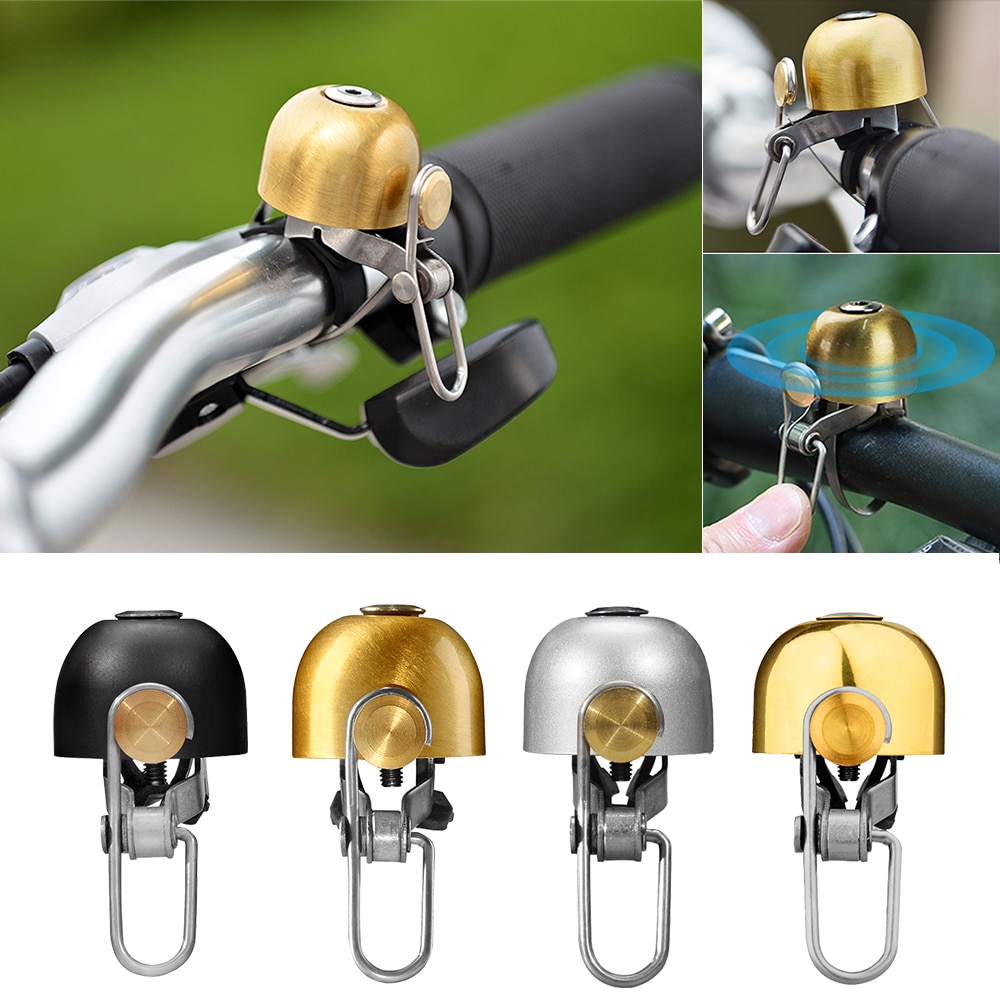 Fietsstuur Metal Ring Retro Fietsen Bell Alarm Koperen Ring Bike Bell Fiets Koperen Bel Fiets Stuur Hoorn Voor Veiligheid