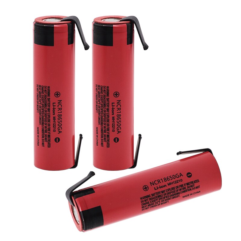 NCR 18650GA 20A discharge 3.7V 3500mAh 18650 Battery rechargeable battery for toy flashlight flat-top lithium battery