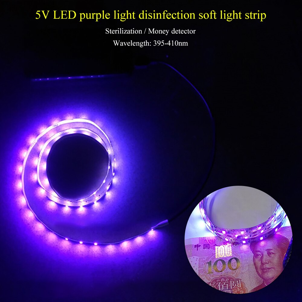 Dezynfekcja ultrafioletem lampa bakteriobójcza listwa oświetleniowa gospodarstwa domowego bakteriobójcze LED ładowane na USB sterylizator UVC sterylizator światła