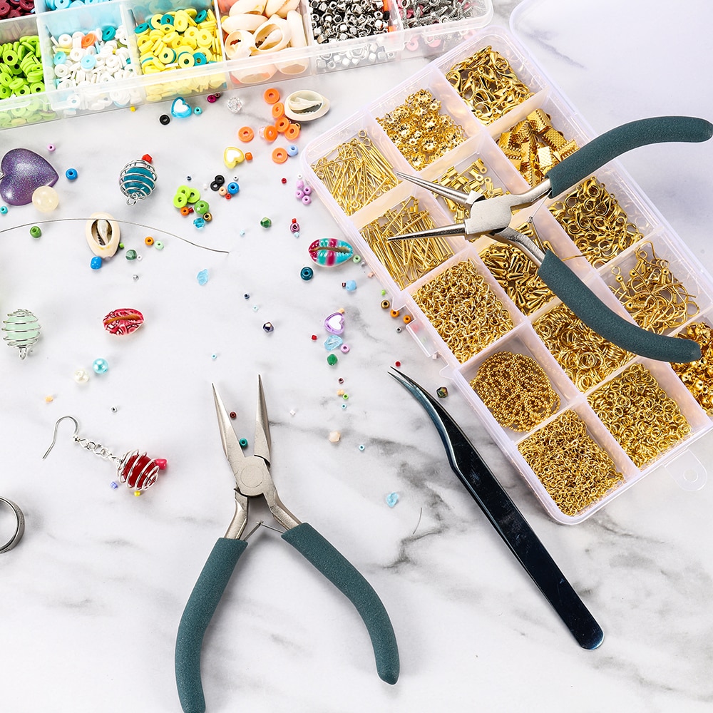 Alicates de corte de alambre de acero inoxidable de , personalización exclusiva de 12 estilos, herramientas manuales, juego de alicates para hacer joyería DIY