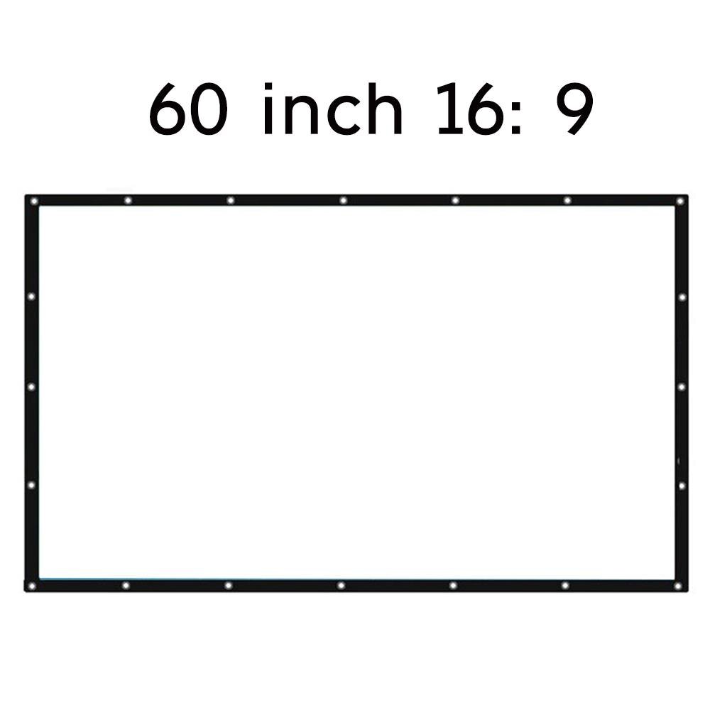 Movie Cloth Polyester Shade Sail Shelter Practical Movie Curtain Projection Screen Home Waterproof Moisture Proof Room: Style 7