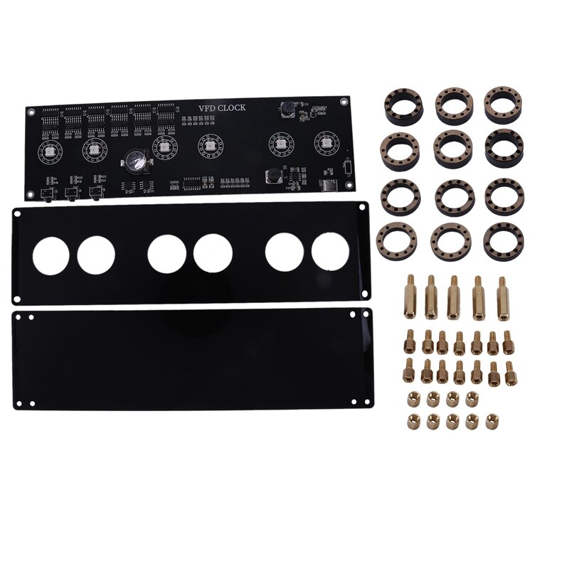Retro Klok IV11 Tl-buis Klok Vfd Diy Kit Vriendje Analoge Lichtgevende Buis Zonder Buis