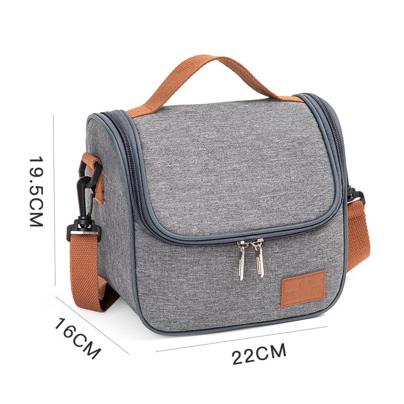 Korean Version of Portable Insulation Bag Work Meal Bolsa Aluminum Foil Thickened Lunch Lunch Bag Fresh-keeping Picnic Sac A Dos: C