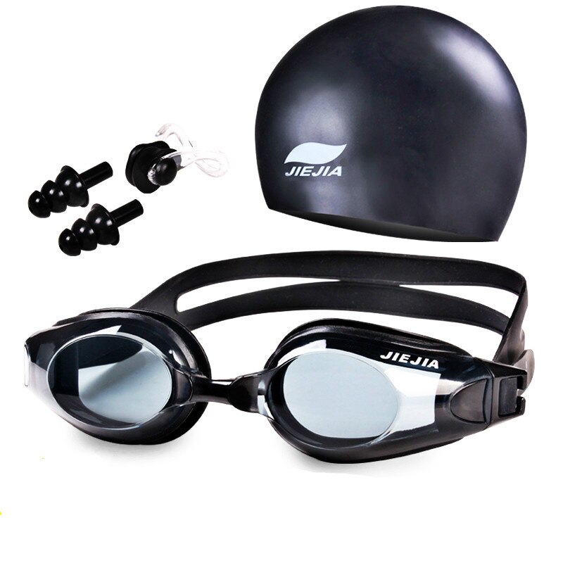 Waterproof and anti-fog swimming glasses, myopia goggles, uv goggles, adjustable silicone goggles, silicone swimmin