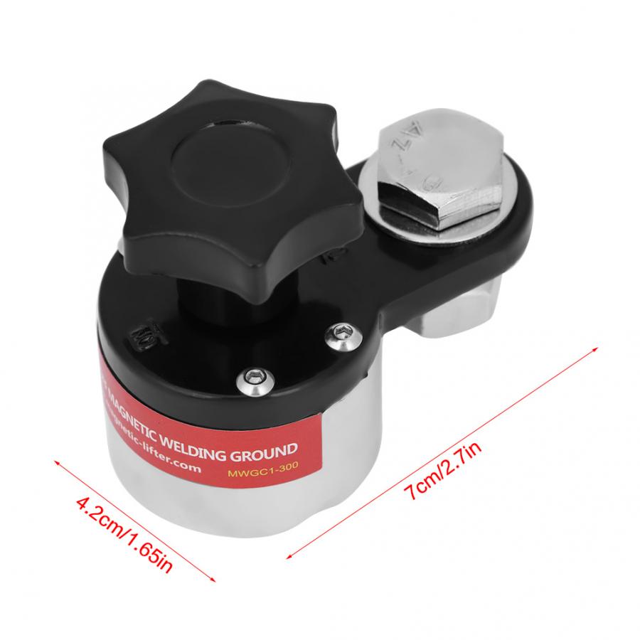 300A Elektromagnetische Lassen Grond Clamp Ground Magneet Connector Schakelbare Magneet Lassen Beugel Lassen Tool