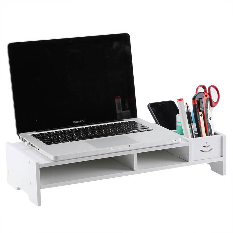Computer Monitor Riser Laptop Pc Stand Home Office Desktop Tafel Organizer Shelf Universele Tv Stand Desktop Riser 38Cm