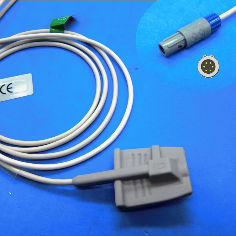 Long Calbe Neonate wrap SPO2 Sensor for URIT U-A68B digital patient monitor: Adult silicone