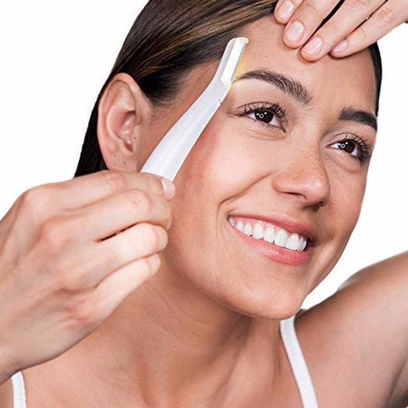 Mini Eyebrow Shaper Shaver for Women Razor Facial Hair Remover Painless Expoliates Dead Skin Safe Razor Makeup Tool