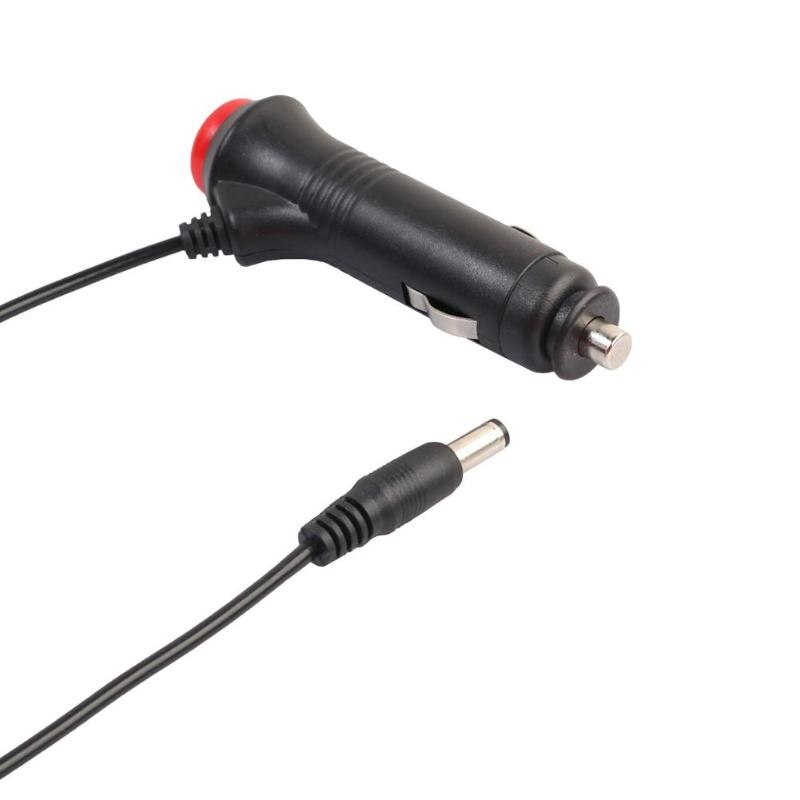 5.5x2.1mm to Cigarette Lighter Power Supply Adapter Cable with Switch Fuse