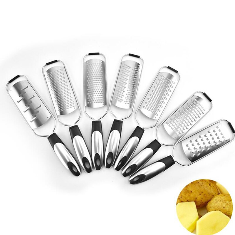 Ralador de queijo multifuncional cozinha gadgets ralador de queijo de aço inoxidável vegetal e frutas ferramentas de cozimento