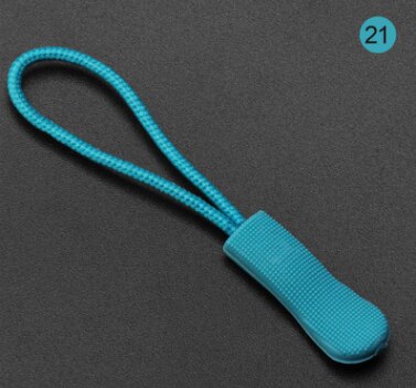 30 stücke 7cm Reißverschluss ziehen Mehrfarbig rutschfeste fluoreszierende Reißverschluss Unterhose seil Abzieher für bekleidung tasche sportwear 003: 21