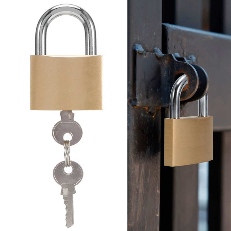 key lock Heavy Duty Outdoor Locker Lock Thick Multifunctional Security Safety Brass Padlock smart door lock